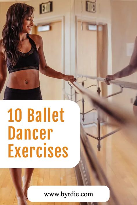 Want a toned, ballet dancer physique? We have 10 dancer-approved exercises for you to try. Dancer Workout Plan, Ballet Stretches For Flexibility, Ballet Exercises For Beginners, Ballet Workout Routine, Ballet Dancer Diet, Dancer Physique, Dancer Exercises, Dancer Leg Workouts, Dancer Body Workouts