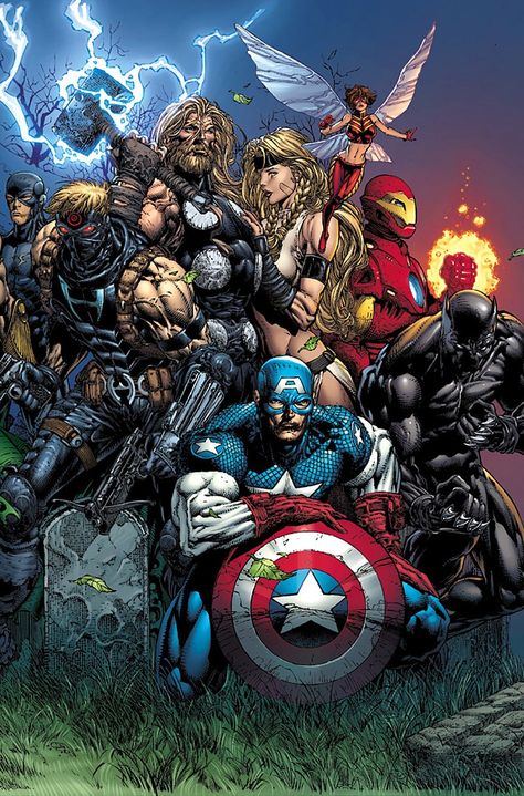 #Avengers #Fan #Art. (Ultimate Avengers) By: David Finch. ÅWESOMENESS!!!™ ÅÅÅ+ Ultimate Avengers, Marvel 616, David Finch, Ultimate Marvel, Univers Marvel, Dark Vador, David Fincher, Comics Marvel, Avengers Comics