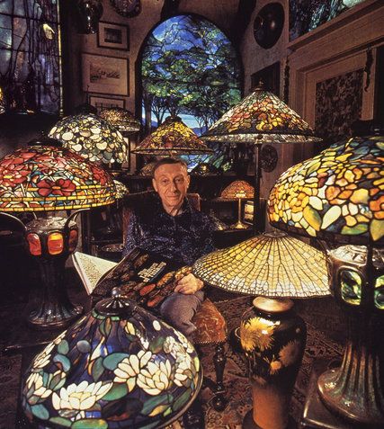 http://www.nytimes.com/2016/04/08/arts/design/the-david-parr-houses-hidden-gem-in-cambridge-england.html?rref=collection/column/antiques Best Desk Lamp, Tiffany Glass Art, Tiffany Lamp, Cambridge England, Louis Comfort Tiffany, Glass Lamps, Tiffany Glass, Stained Glass Lamps, The David