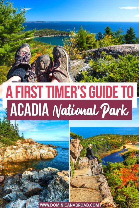 A First Timer’s Guide to Acadia National Park Best Time To Visit Acadia National Park, Packing For Acadia National Park, 2 Days In Acadia National Park, Road Trip To Acadia National Park, Camping Acadia National Park, Acadia National Park Hiking Outfits, Under Canvas Acadia, Acadia National Park October, Acadia National Park Packing List