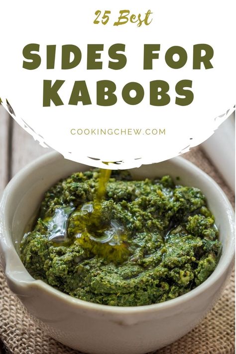 Are you planning to make Kabobs as a main course this weekend? We have a great list of sides for kabobs to inspire you! What To Serve With Chicken Kabobs, Side For Kabobs, Rice For Kabobs, Kabob Dinner Sides, Sides For Chicken Skewers, Side Dish For Kabobs, Sides For Chicken Kabobs, Shish Kabobs Sides Dishes, Sides For Kabob Dinner