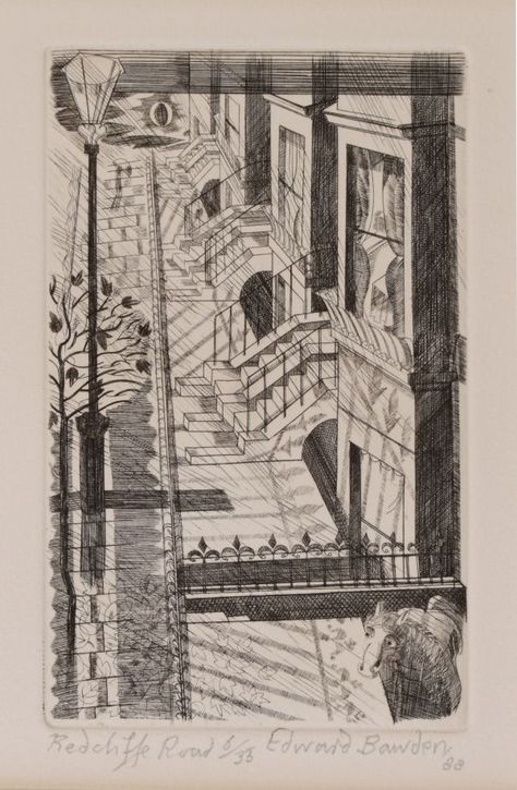 Edward Bawden, Copper Engraving, Royal College Of Art, British Art, Museum Exhibition, British Artist, British Museum, Paintings & Prints, Graphic Artist