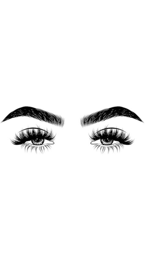 Eye Lashes Wallpaper, Lash Tattoo Ideas, Eyelash Logo Design Ideas, Lash Illustration, Lash Logo Ideas, Eyelash Decor, Eyelash Studio, Wax Studio, Makeup Logo Design