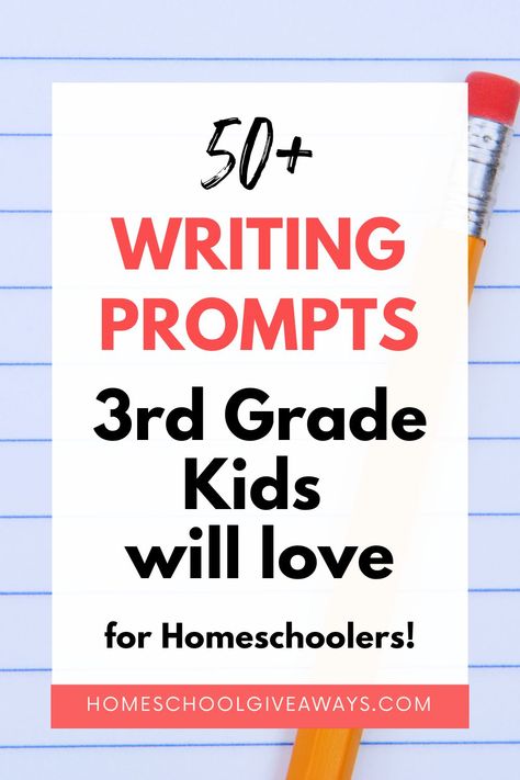 We’ve got fun and engaging writing prompts your homeschool elementary-aged kids will love. Get them writing with these writing prompts perfect for improving writing skills or language arts homeschool classes. Fun Writing Prompts For 3rd Grade, 3rd Grade Homeschool Ideas Fun, Informative Writing 3rd Grade, 3rd Grade Writing Worksheets, Fun Writing Prompts For Kids, Grade 3 Writing Activities, Writing Prompts Elementary, Writing Prompts 3rd Grade, Grade 3 Writing