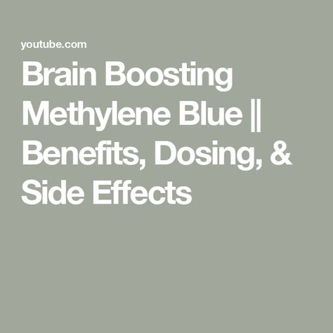 Brain Boosting Methylene Blue || Benefits, Dosing, & Side Effects Diindolylmethane Benefits, Methylene Blue Benefits, Blue Apatite Benefits, L-methylfolate Benefits, Blue Lace Agate Benefits, Methylene Blue, Pineal Gland, Side Effects, Brain