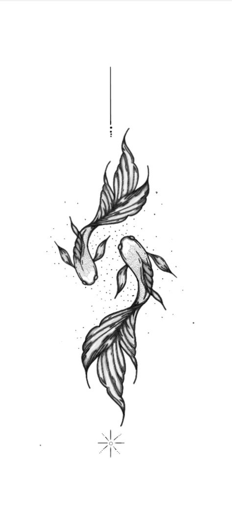 Koi Fish Tattoo Forearm, Pisces Fish Tattoos, Coy Fish Tattoos, Ma Tattoo, Coy Fish, Koi Tattoo Design, Pisces Tattoos, Boho Tattoos, Koi Tattoo