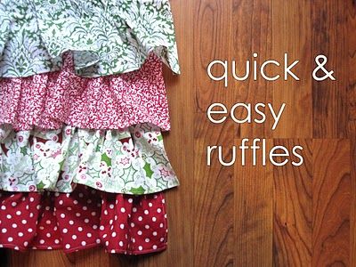 Ruffles the EASY way! Sewing Ruffles, Apron Tutorial, Ruffle Apron, Sewing 101, Sewing Skills, Sewing For Beginners, Sewing Basics, Sewing For Kids, Baby Sewing