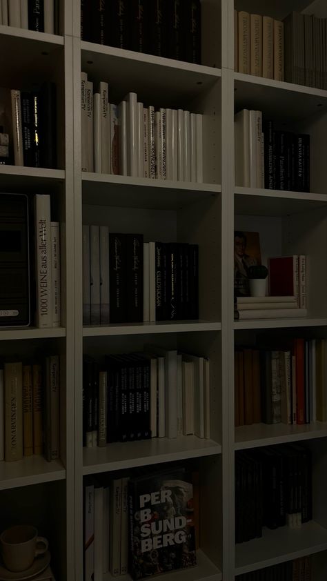 Dark Academia Bookshelf Aesthetic, Book Shelf Aesthetic Minimalist, Books Shelf Aesthetic, Book Case Aesthetic, Bookshelf Aesthetic Wallpaper, Books Astethic, Book Shelves Aesthetic, Bookcase Aesthetic, Bookshelves Aesthetic