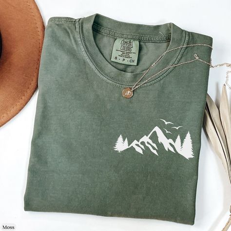 Mountain Men Comfort Colors® Shirt, Dad Gift, Hiking Shirt, Camping Shirt, Mountain Tshirt, Hiking T-Shirt, Nature Lover Gift, Campers Shirt Comfort Colors C1717 Unisex Shirt ✨ SIZE GUIDELINES ✨ - This shirt fits true to size - If you want a comfortably fitted look, I recommend sticking with your regular t-shirt size - If you want a slightly oversized fit, I recommend sizing up one size - If you want a true oversized fit, I recommend sizing up two to three sizes ✨ You can contact me for more col Natural Fitness, Mountain Men, Frock And Frill, Camper Shirt, Hiking Tshirt, Mountain Tshirt, Mountain Shirt, Hiking Shirt, Nature Shirts