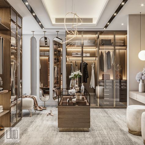 Dressing Room on Behance Ideas Armario, Modern Wardrobe Design, Small Dressing Rooms, Grand Dressing, Dressing Design, Dream Closet Design, Walk In Closet Design, Bedroom Interior Design Luxury, Luxury Closets Design