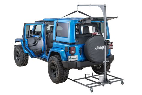 The Best Way To Remove A Jeep Hardtop | Quadratec Jeep Hard Top, Diy Jeep, Jeep Tops, Tj Wrangler, Jeep Camping, Jeep Mods, Jeep Wrangler Accessories, Hors Route, Yantai