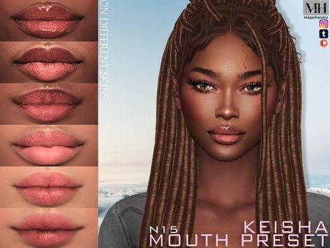 Sims 4 Sliders Lips, Sims 4 Male Lips Preset, Sims 4 Lip Slider, Sims 4 Male Lips, Body Presets, Ts4 Makeup, Mods Sims 4, Sims 4 Cc Eyes, Sims 4 Challenges