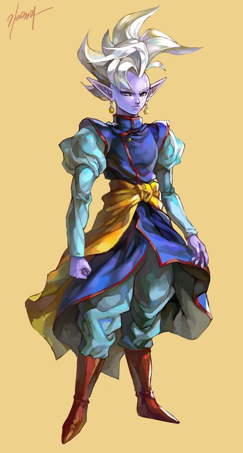 Dragon Ball Supreme Kai, Saga Dragon Ball, Dragon Ball Z Shirt, Dbz Art, Dragon Ball Image, Bd Comics, Dragon Balls, Z Arts, Dragon Ball Wallpapers