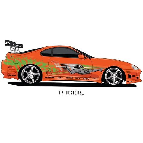 Supra Mk4 Drawing, Paul Walker Supra, Pixel Car, Business Card Design Black, Slammed Cars, Supra Mk4, Stanced Cars, Paul Walker Pictures, Toyota Supra Mk4