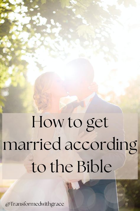 Knowing How to get married according to the Bible is essential to all singles and prospective Mrs. Its right to get it right the first time since divorce is a sin on many grounds except adultery. Read this post and discover what the bible says about biblical marriages. What God Says About Marriage, Ways To Honor God At Wedding, Christian Courtship, Biblical Wedding, Marriage Covenant, When To Get Married, Marriage Verses, Marriage Bible Verses, Christ Centered Marriage