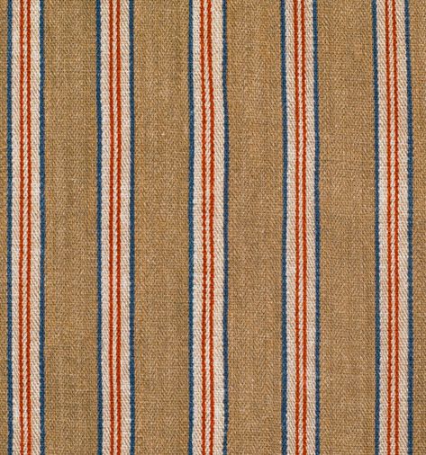 Tynemouth Ticking Rust | Prints | Fabrics | The Collection | Robert Kime Ltd. Robert Kime, Wallpaper Furniture, Linen Pillow Cover, Ticking Fabric, Antique Fabrics, Linen Pillow Covers, Pillow Cover Design, Etsy Pillow Covers, Pillow Forms