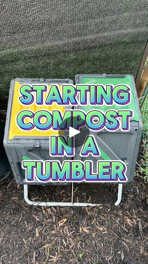 4.3K views · 282 reactions | This is how I start a new batch of compost in my compost tumblers. Composting doesnt have to be complicated, after 1 season of learning i get perfect batches every time. #garden #gardening #composting | Dirty Punk Gardening | Dirty Punk Gardening · Original audio Compost Tumbler, Food Garden, Tumbler