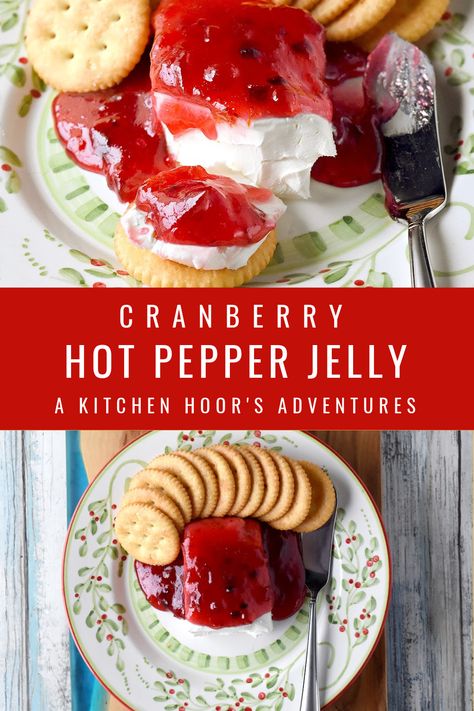 Homemade Hot Pepper Jelly, Cranberry Orange Pepper Jelly, Cranberry Hot Pepper Jelly, Hot Pepper Cranberry Jelly, Cranberry Pepper Jelly Recipe Canning, Cranberry Jalapeño Jelly, Goat Cheese Pepper Jelly, Small Batch Hot Pepper Jelly, Hot Pepper Cranberry Jam