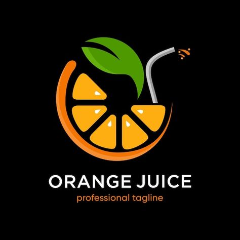 Orange Juice Logo Design, Juice Logo Design Ideas, Fruit Juice Logo, Juice Bar Logo, Juice Logo Design, Orange Juice Brands, Fresh Juice Bar, Logo Sketch Design, Enterprise Logo