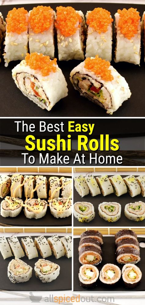 The Best Easy Sushi Rolls To Make at Home - All Spiced Out