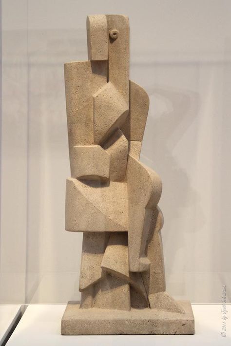 Florian Baudrexel, Cubist Sculpture, Ceramic Sculpture Figurative, Rock Sculpture, Figure Sculpture, Geometric Sculpture, Cubism Art, Sculpture Projects, The Art Institute Of Chicago