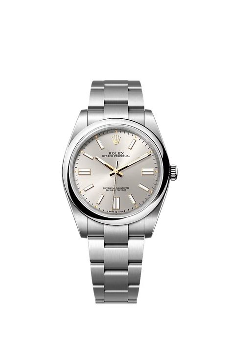 Discover the Oyster Perpetual 41 watch in Oystersteel on the Official Rolex Website Model: m124300-0001 Swiss Watches For Men, Rolex Oyster Perpetual, Idea Board, Rolex Oyster, Classic Watches, Oyster Perpetual, Steel Watch, Metal Bracelets, Swiss Watches