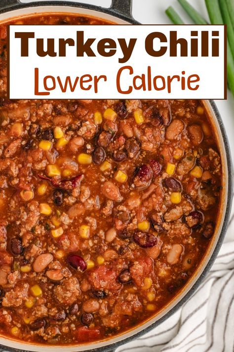 Turkey Chili (Low Calorie) Chili Low Calorie, Low Calorie Chili, Healthy Chili Recipe Turkey, Delicious Chili Recipe, Gluten Free Recipes For Lunch, Turkey Chili Healthy, Turkey Chili Recipe, Chili Recipe Turkey, Chilli Recipes