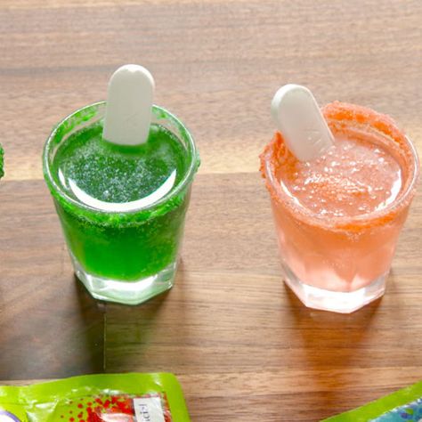 Fun Dip Shots 90s Party Ideas, 90s Food, Crazy Party, 90s Theme Party, Back To The 90s, Pudding Shots, Fun Dip, Shots Alcohol, 90's Birthday Party