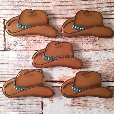 Gender Cookies, Western Cookies, Cowgirl Cookies, Farm Cookies, Horse Cookies, Cowboy Cookies, Cowboy Baby Shower, Hat Cookies, Iced Sugar Cookies