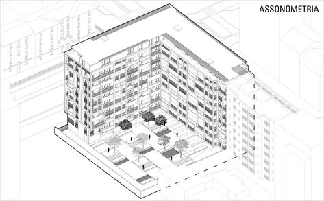 GaS Studio - Terrazze di Govone: an “L” shaped building with solid and voids for a highly recognisable façade L Shaped Building Design, U Shape Architecture, L Shape Building Architecture Design, L Shaped Building Plan, L Shaped Building Architecture, L Shape Residential Building Plan, L Shape Building Design, L Shaped Apartment Layout, L Shaped Apartment Building