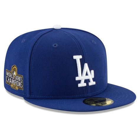 What a ride it's been for the Los Angeles Dodgers to become the 2020 World Series Champions! The Los Angeles Dodgers overcame each and every obstacle in this unprecedented season, making this a victory worth celebrating for years to come. Grab this Sidepatch 59FIFTY Fitted Hat to ensure you never forget this moment in history. This New Era gear features bold, commemorative graphics that will let everyone know you're a die-hard Los Angeles Dodgers fan. Dodgers Win, Los Angeles Dodgers Logo, Jackie Robinson Day, Dodger Hats, Mlb Postseason, 59fifty Hats, Jackie Robinson, Dodgers Baseball, New Era Cap