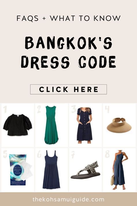 What to wear in Bangkok? Thailand Wardrobe Outfit Ideas, Modest Thailand Outfits, What To Wear In Phuket Thailand, Phuket Holiday Outfits, Thailand Women Outfits, Clothes For Thailand, Outfits For Phuket, Thai Vacation Outfits, How To Dress In Thailand