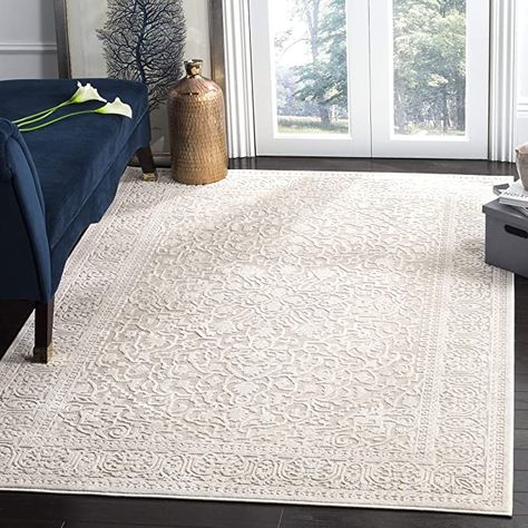 AmazonSmile: Safavieh Reflection Collection RFT670A Beige and Cream Area Rug (5'1" x 7'6"): Furniture & Decor Iron Chandeliers, Cream Area Rug, Cream Rug, Polyester Rugs, Laurel Foundry Modern Farmhouse, Traditional Area Rugs, Accent Rugs, Beige Rug, Beige Area Rugs