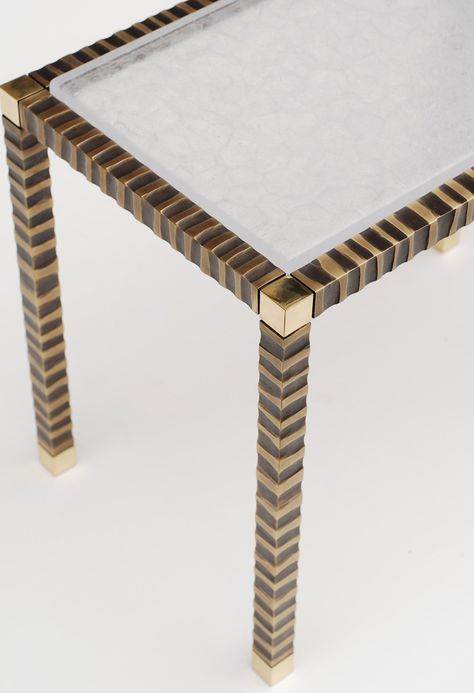 ZEBRA side table-bronze base and Pâate de verre top by ATELIER STEFAN LEO Brass Table Base, Parisian Luxury, Android Phone Wallpaper, Joinery Details, Furniture Design Chair, Shelving Design, Furniture Classic, Art Interior, Furniture Details