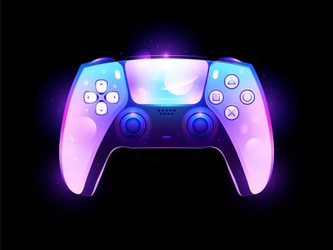 ps5 controller by Ilya Shapko on Dribbble Game Controller Art, 4k Gaming Wallpaper, Whatsapp Wallpapers Hd, Game Wallpaper Iphone, Playstation Controller, Ps5 Controller, Controller Design, Best Gaming Wallpapers, Wallpaper Project