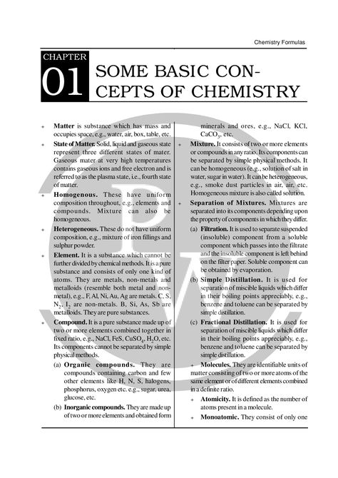 Chemistry 11 Notes, Some Basic Concepts Of Chemistry Notes For Neet, Class 11 Pcb Notes, Class 11 Science Study Tips, How To Study Chemistry Class 11, Class 11 Pcb, Chemistry Basics Class 10, Basic Physics Formulas Class 11, Some Basic Concepts Of Chemistry Notes Class 11