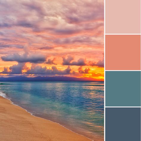 The ocean is calling our name this summer, and so is this color palette! 🌊🎨 #SummerVibes #OceanInspired #ColorPalette Family Pictures, Beach Color Palettes, The Ocean Is Calling, Beach Colors, Fall Beach, Beach Color, Summer Color, Ocean Inspiration, Color Palettes