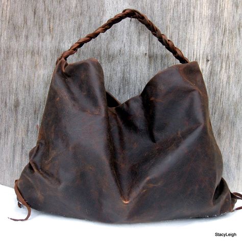 Stacy Leigh Leather Bags | The Pioneer Woman Leather Hobo Bags, Handmade Leather Purse, Dream Bag, Large Hobo Bag, Chocolate Leather, Sac Week End, Bohol, Handbag Heaven, Brown Bag