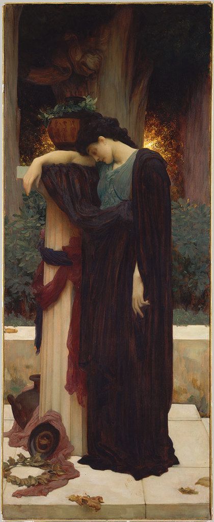 Dark Cloak, Lord Leighton, Frederick Leighton, Frederic Leighton, Contemporary Victorian, Pre Raphaelite Art, John Everett Millais, Victorian Paintings, Rome Antique