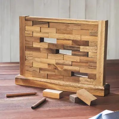 Wall Puzzle, Stacking Wood, Table Top Game, Scrap Projects, Wood Chess Set, Wood Games, Wood Chess, Wood Scraps, Into The Wood