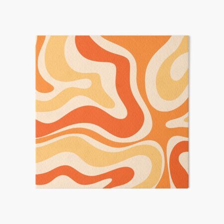 Retro Acrylic Painting Ideas, Swirl Art Painting, Small Square Painting Ideas, 70s Swirl Pattern, Retro Paintings Ideas, Aesthetic 60s, Outdoor Painting, Procreate Tips, 60s Patterns