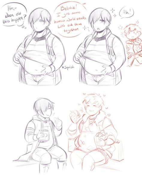 Chubby Male Body Reference, Chubby Anime Guy, Chubby Guy Drawing, Chubby Drawing Base, Cute Chubby Guys, Chubby Boy, Male Body Drawing, Chubby Guy, Tumblr Drawings