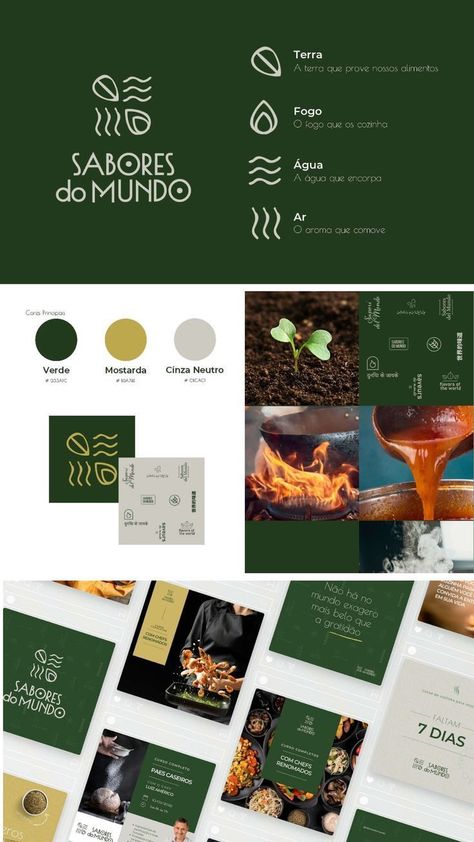 Restaurant logo design and branding for a modern eatery with an elegant and sophisticated.#logodesign #branding #graphicdesign #logodesigner #visualidentity Brand Development Visual Identity, Logo Identity Presentation, Restaurant Logo Color Palette, Logo Branding Presentation, Visual Identity Restaurant, Logo Presentation Template, Bamboo Color Palette, Restaurant Brand Identity Design, Restaurant Branding Ideas