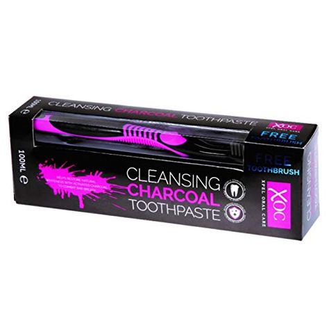 Charcoal Toothpaste 100ML Free Toothbrush The Activated C... https://www.amazon.co.uk/dp/B07M71FBBR/ref=cm_sw_r_pi_dp_U_x_L73tCbMJJZ1PC Chocolate Toothpaste, Colgate Charcoal Toothpaste, Pepsodent Toothpaste, Flavoured Toothpaste, Colgate Optic White Toothpaste, Charcoal Toothpaste, Activated Charcoal, Oral Care, Brushing Teeth