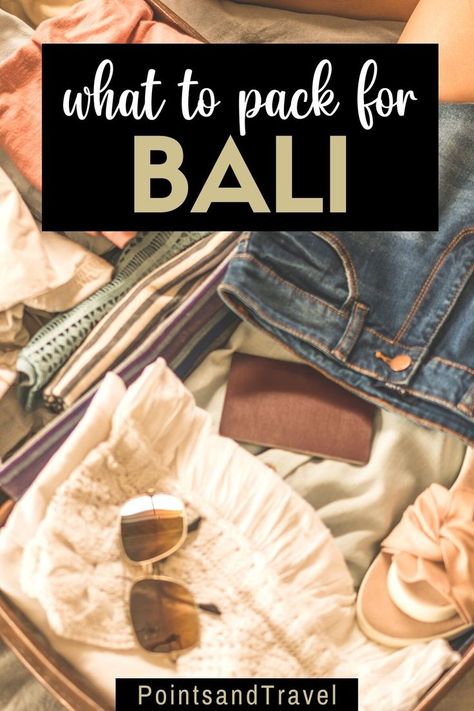 What to Pack for Bali What To Pack For Bali, What To Wear In Bali, Luggage Packing List, Bali Packing List, Visit Bali, Backpacking Guide, Bali Vacation, Bali Beaches, Packing List For Vacation