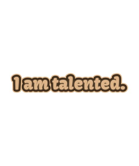 "I am talented." Do you like this affirmation and want to remember it daily? Then you are in the right place... Link in bio. I Am Talented Affirmations, I Am Talented, Career Affirmations, Chaos Magic, Pinterest Board, Link In Bio, Vision Board, Affirmations, Career