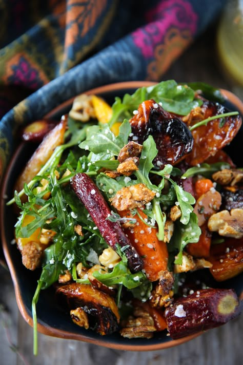 Beet Carrot Salad, Thyme Vinaigrette, Roasted Beets And Carrots, One Pot Dinners, Carrot Salad, Beet Salad, Roasted Beets, Steamboat Springs, Soup And Salad