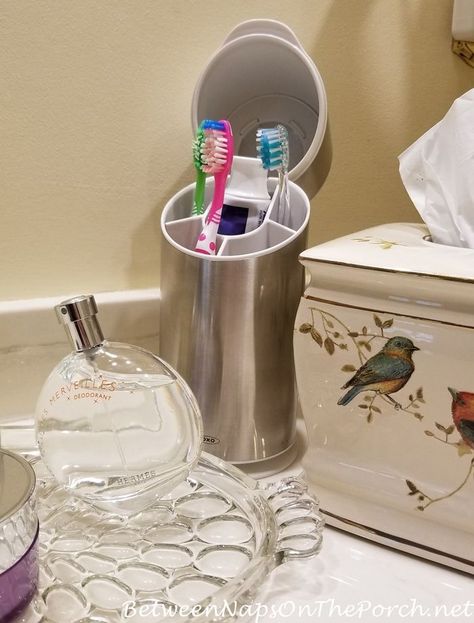 Hide Toothbrushes in Bathroom, Toothbrush Holder Toothbrush In Bathroom, Toothbrush Organization, Toothbrush And Toothpaste Holder, Bathroom Tumbler, Toothbrush Storage, Toothpaste Holder, Glass Dispenser, Toothbrush Toothpaste, How To Store