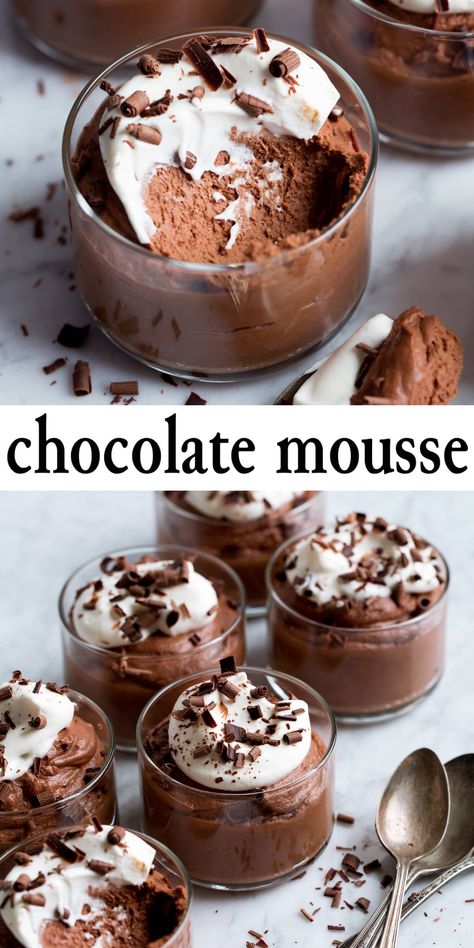 Dessert Mousse, Chocolate Mousse Recipe, Mousse Dessert, Mousse Recipes, Chocolate Dessert Recipes, Cooking Classy, Hot Fudge, Dessert Cups, Food Cakes