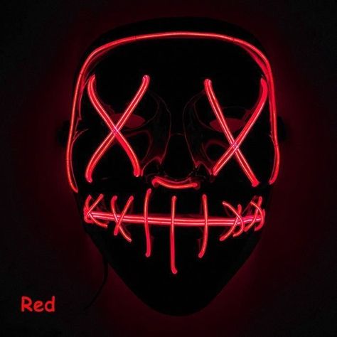 Killian Carson | Glyndon King | God Of Malice | Legacy Of Gods | Aesthetic Haloween Mask, Neon Mask, Aesthetic Mask, Cheap Masks, Scary Halloween Masks, Mascaras Halloween, Red Mask, Red Neon, Black Halloween Dress